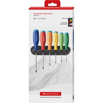 レインボー トルクスドライバーセット (SwissGrip Evo) PB SWISS TOOLS(ピービースイスツールズ)
