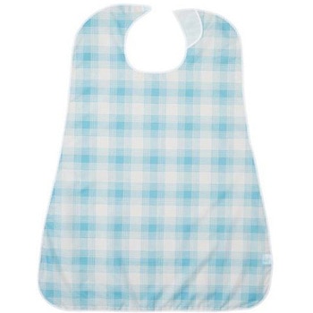 LOr食事用エプロン ブルーチェック カネモ商事