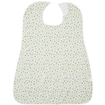 LOr食事用エプロン 花柄イエロー カネモ商事