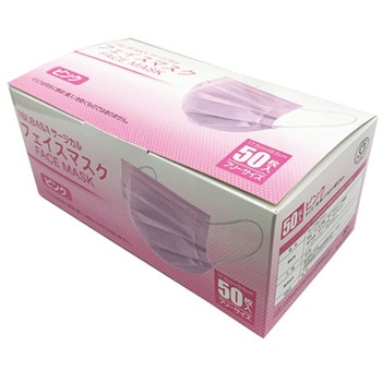TSUBASAサージカルフェイスマスク ふつうサイズ ピンク 50枚入×40箱セット - つばさ