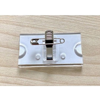 U型名札アクリル 1箱 50個入 西敬(イカリボシ)