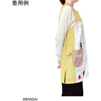 くまのがっこうエプロン クッキンジャッキー イエロー - セントレディス