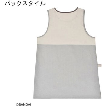 くまのがっこうエプロン ストライプ グレー - セントレディス