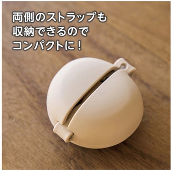 くるっとやわらかストラップ ベージュ 12個入 KJC