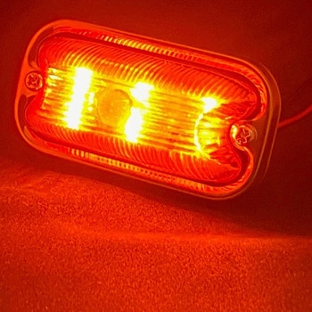 LO-100 LED角型マーカー24V アクリルレンズ アイケイケイ
