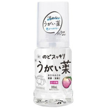 のどスッキリうがい薬 ピーチ味 300mL 健栄製薬