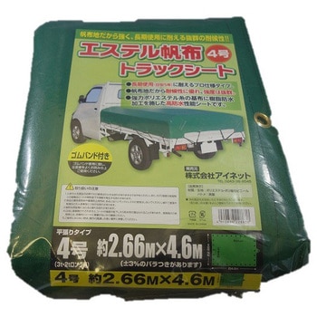 エステル帆布トラックシート アイネット