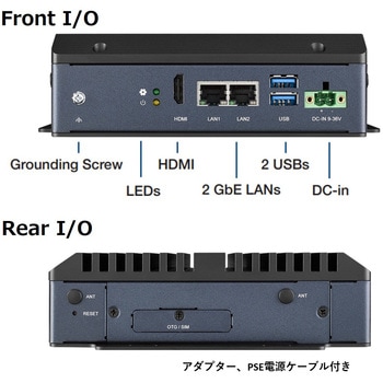 エッジAI NVIDIA Jetson Orin Nano スーパーモード(Ubuntu 内蔵、128GB NVMe) Advantech(アドバンテック)