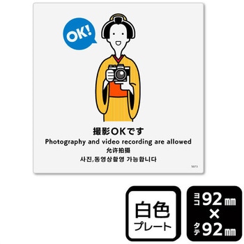 撮影OKです プレート KALBAS
