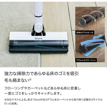 EVOPOWER SYSTEM FIT+ コードレススティッククリーナー グレーシアブルー Shark(シャーク)