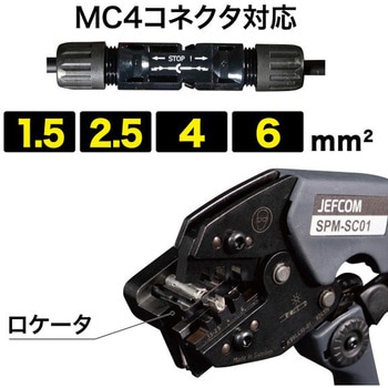 ソーラー圧着工具 DENSAN(デンサン/ジェフコム)