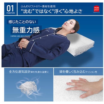 エアースリープピロー 3D 約30×50× 高さ 8～12cm モリシタ
