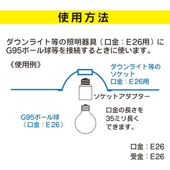 ソケットアダプター オーム電機