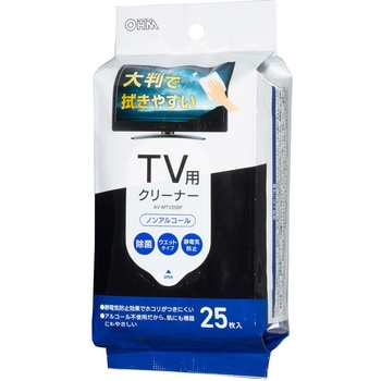 TV用クリーナー 除菌タイプ オーム電機
