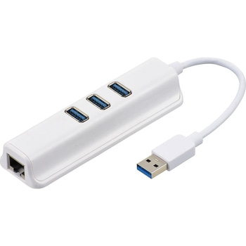 GigaLANアダプター USB3.2Gen1ハブ オーム電機