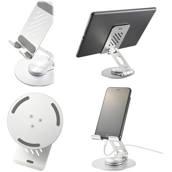スマホ&タブレットアルミスタンド - オーム電機