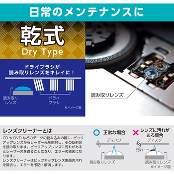 ブルーレイレンズクリーナー 映像ガイダンス付き オーム電機