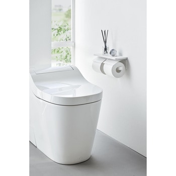 ウォールトイレットペーパーホルダー タワー ダブル 石こうボード壁対応 ホワイト 山崎実業