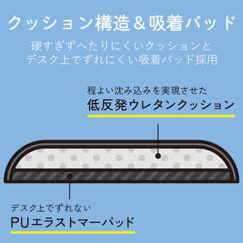 エルボーレスト/エルブ/扇形タイプ エレコム