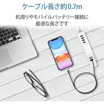 Lightningケーブル A-Lightning 高耐久 充電 データ転送 USB ライトニング スマートフォン タブレット エレコム