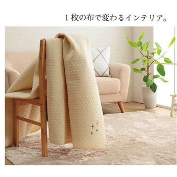 カルム カバー マルチカバー アイボリー 200×250cm イケヒコ・コーポレーション