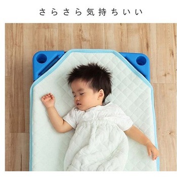 キッズ 寝具 コット敷きパッド ピンク 58×101cm イケヒコ・コーポレーション