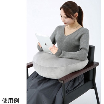 カバーが洗えるサロンクッション MUN ムン グレー TAKIHYO