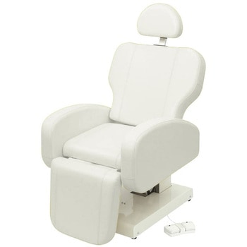 椅子型診察台 ビニルレザー白 TB-1560 64X84CM 高田ベッド製作所