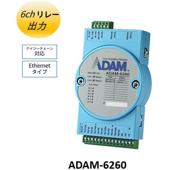 Daisy Chain Ethernetタイプ/Modbus TCP対応(ADAM-6200シリーズ) Advantech(アドバンテック)