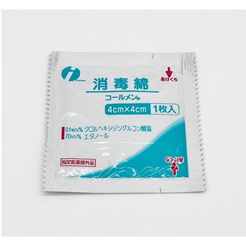 コールメン 4×4cm 1箱 200包入 イワツキ