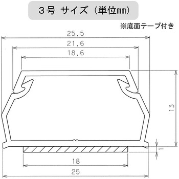 テープ付ABSモール オーム電機