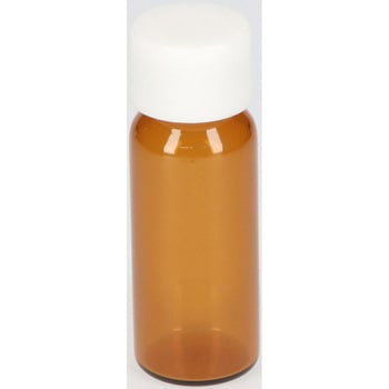 ねじ口瓶 S-2 茶 PP・ブチル 100入 NEG(日電理化硝子)
