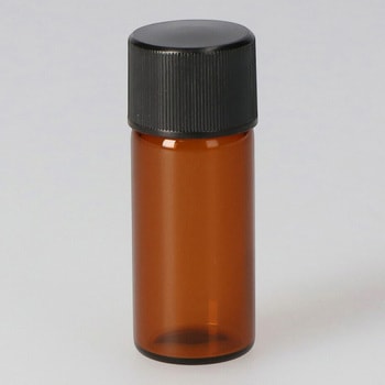 バキュームバイアルSVF-5茶液状Bu黒蓋100本 NEG(日電理化硝子)