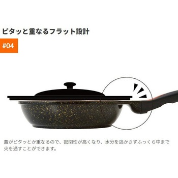 IHゴールドマーブルフライパン・26cm アイメディア