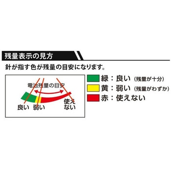 電源不要の電池チェッカー アイメディア