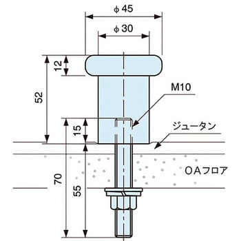 RC-008A OA 床付け戸当り 1個 RYOBI (リョービ) 【通販サイトMonotaRO】