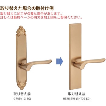 取替用8STチューブラHT26長座空錠(チューブララッチ+HT26長座セット) GIKEN(川口技研)