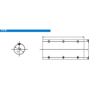ホックボタンチューブ グレー デンカエレクトロン