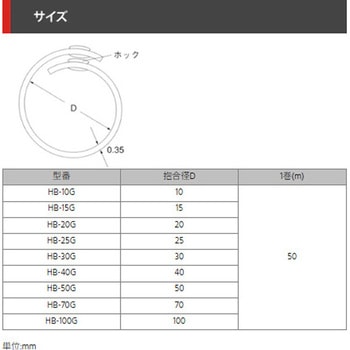 ホックボタンチューブ グレー デンカエレクトロン