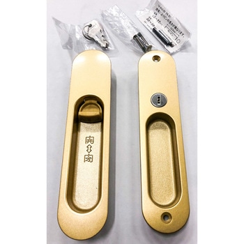 戸引手Atype(シリンダー錠) GIKEN(川口技研)
