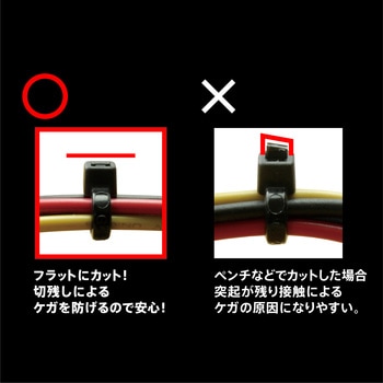 つかめるニッパー+SapiSelco 耐候性ケーブルタイ TSUNODA(ツノダ)