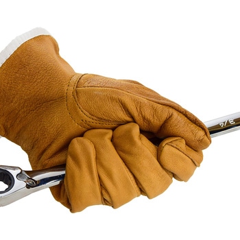 ヤギ革ケブラー裏地付き耐切創作業用手袋 superior glove(スーペリア)