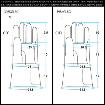 牛革ケブラー裏地付き耐熱溶接用手袋 superior glove(スーペリア)