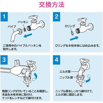 これエエやん 洗濯機用ニップル補修Oリング パッキン 洗濯機水栓 万能ホーム パイプ径16用 蛇口 交換用 水漏れ 漏水 修理 GAONA(ガオナ)