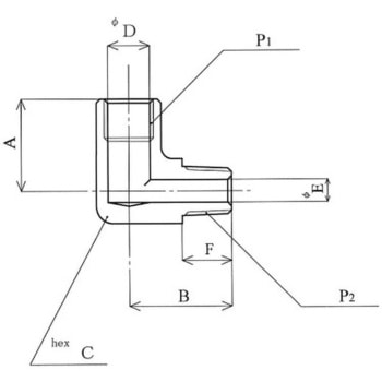 計装・装置用 ねじ込み継手 STL ストリートエルボ フジトク