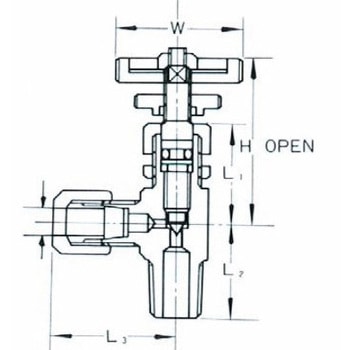 ステンレス鋼管用 SUS304 くい込み継手 ミニチュアバルブ SMV-203 フジトク