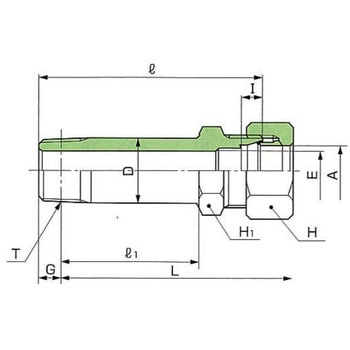 鋼管用 くい込み継手 SB ロングハーフユニオン フジトク