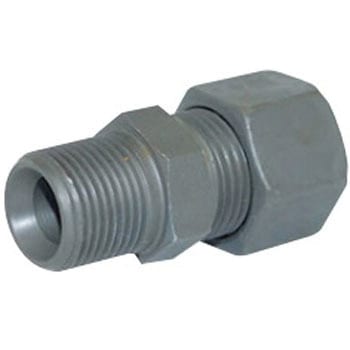 鋼管用 くい込み継手 HJK2 ホース接続ハーフユニオン(メス) フジトク