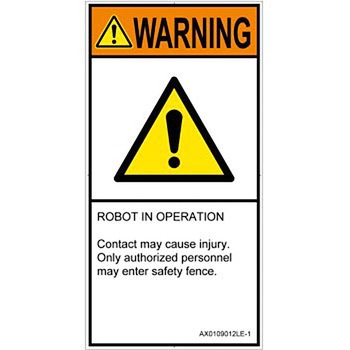 PL警告表示ラベル(ANSI準拠)│その他の危険：一般的な警告│英語(タテ) SCREENクリエイティブコミュニケーションズ