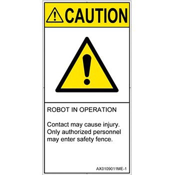 PL警告表示ラベル(ANSI準拠)│その他の危険：一般的な警告│英語(タテ) SCREENクリエイティブコミュニケーションズ